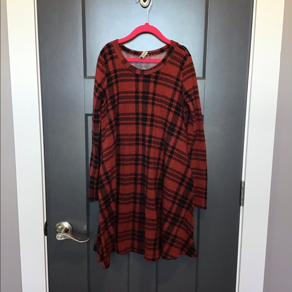 Girls Plaid Dress